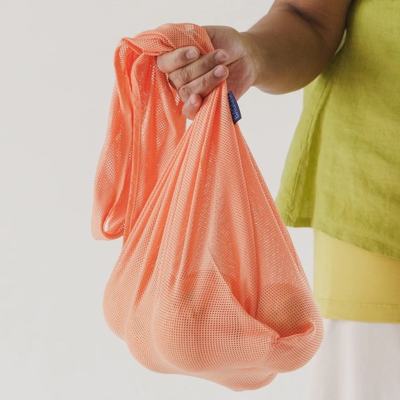 BAGGU Bags Standard Reusable Mesh Baggu In Cantaloupe Nwt Sold Out